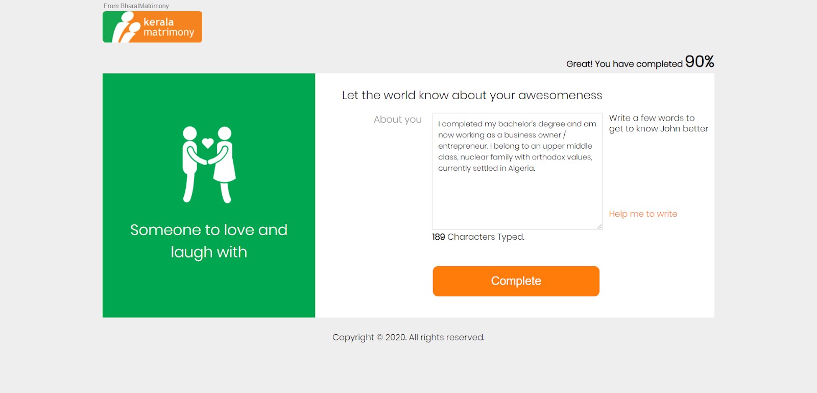 Bharat Matrimony review